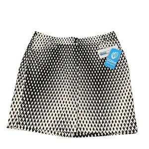 NWT GGBlue Luxe Sport Dunes Meridian Black White Diamond Golf Tennis Skort $88